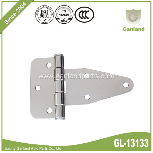 Stainless Steel T-Strap Flat Door Hinge Bolt On